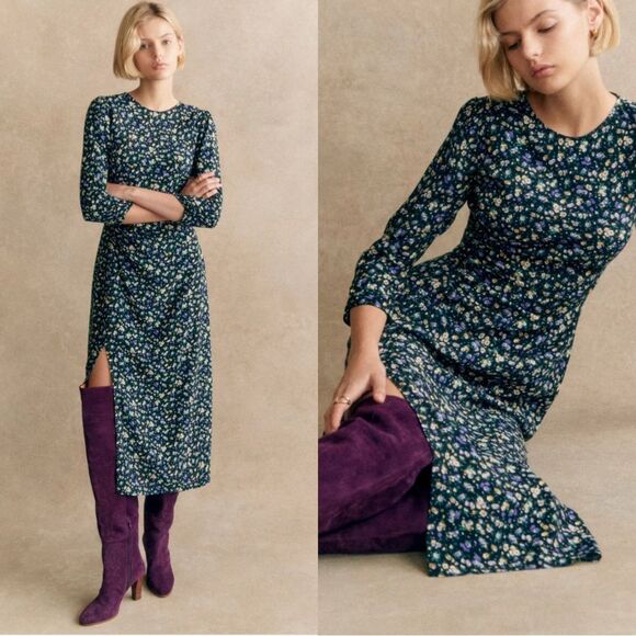 Sezane Dresses & Skirts - NWT SEZANE THEMIS Floral Midi dress in Liberta print